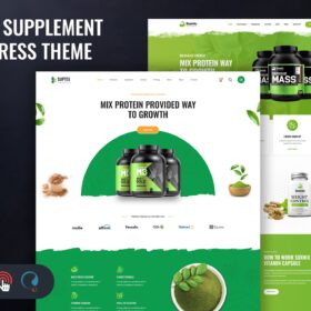 Suxnix – Health Supplement WordPress Theme
