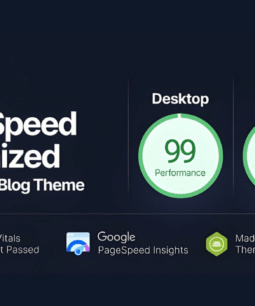 Swyft - Tema para blog WordPress otimizado para PageSpeed