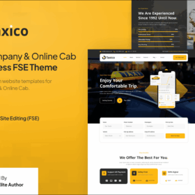 Taxico – Taxi Company & Online Cab Service Theme