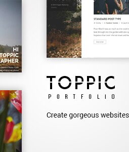 TopPic – Portfolio Photography Theme