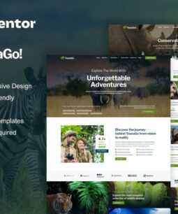 Tourago – Safari & Zoo Elementor Pro Template Kit
