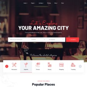 Ziston – Directory Listing WordPress Theme