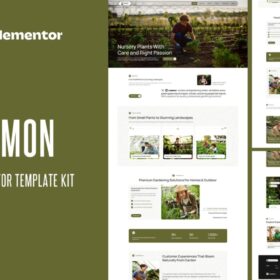 Amon – Nursery & Gardening Elementor Template Kit
