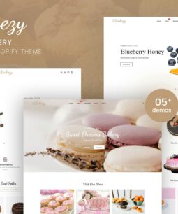 Bakezy – Responsive Shopify Theme for Cakes and Bakeries