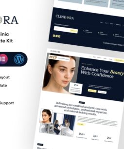 Clineora – Plastic Surgery Clinic Elementor Template Kit