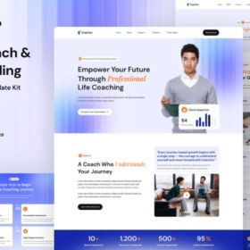 Coachio – Life Coach & Counseling Elementor Template Kit