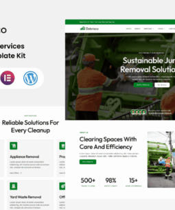 Debrisco – Junk Removal Services Elementor Template Kit