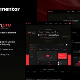 Finpro – Saas & Finance Software Elementor Template Kit