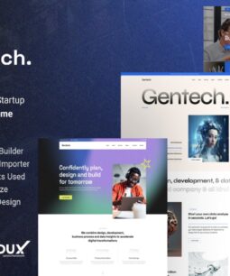 Gentech – IT Solutions & Startup WordPress Theme