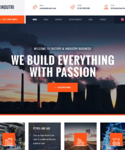 Indutri – Factory & Industrial WordPress Theme