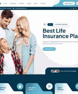 Insonis – Insurance & Finance WordPress Theme
