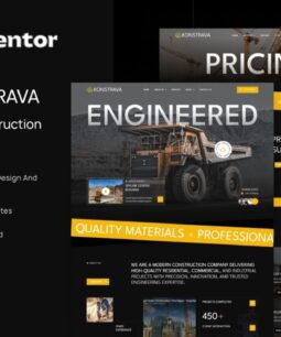 Konstrava – Building Construction Elementor Template Kit