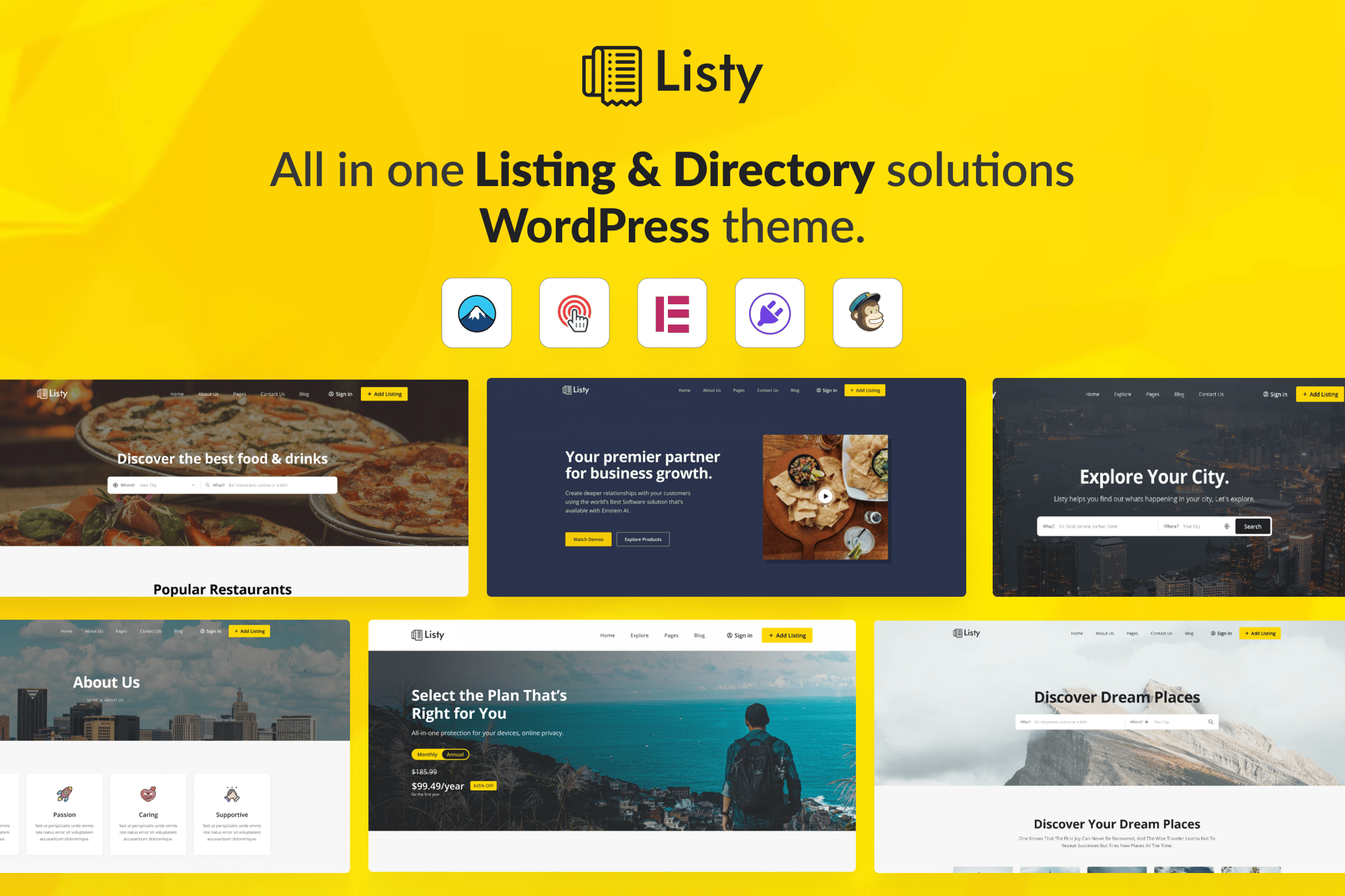 Listy – Listing & Directory WordPress Theme
