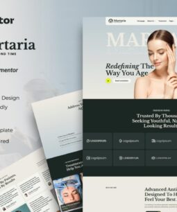 Martaria – Anti Aging Clinic Elementor Template Kit