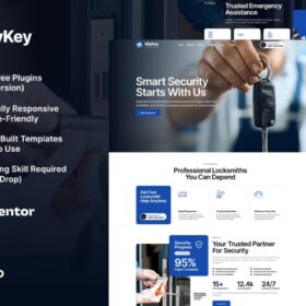 MyKey – Locksmith & Key Maker Services Elementor Template Kit