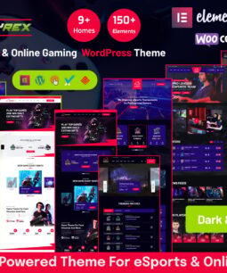 Playrex – eSports & Gaming WordPress Theme