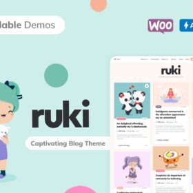 Ruki – A Captivating Personal Blog Theme