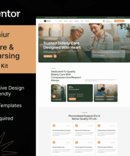 Seniur – Senior Care & Elderly Nursing Elementor Template Kit