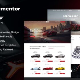 Seron – Luxury Car Dealer Elementor Template Kit