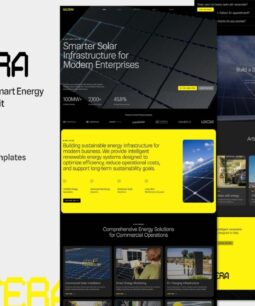 Soltera – Commercial Solar & Smart Energy Elementor Template Kit