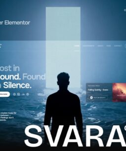 Svara – Kit de modelos do Elementor para músicos e cantores