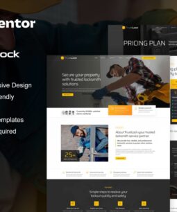 TrustLock – Locksmith & Key Maker Service Elementor Pro Template Kit