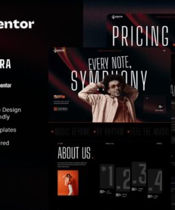 Vibestra – Kit de modelos do Elementor para bandas e músicos