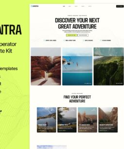 Adventra – Adventure Tour Operator Elementor Template Kit