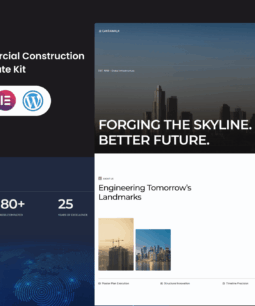 Cakrawala – Skyline & Commercial Construction Elementor Template Kit