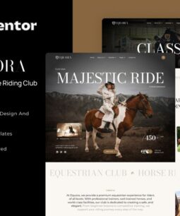 Equora – Equestrian & Horse Riding Club Elementor Template Kit