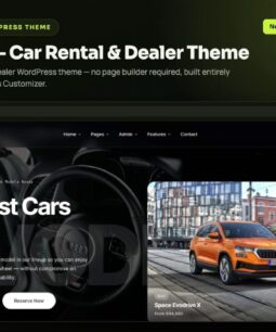 Evodrive — Car Rental & Dealer WordPress Theme