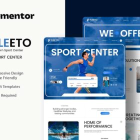 Fleeto – Modern Sport Center Elementor Template Kit