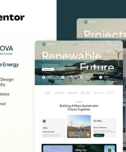 Greenova – Green Renewable Energy Elementor Template Kit