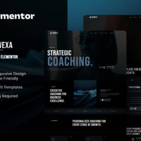Growexa – Business Coach Elementor Template Kit
