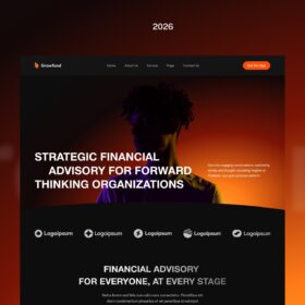 Growfund – Financial Advisory Website Elementor Template Kits