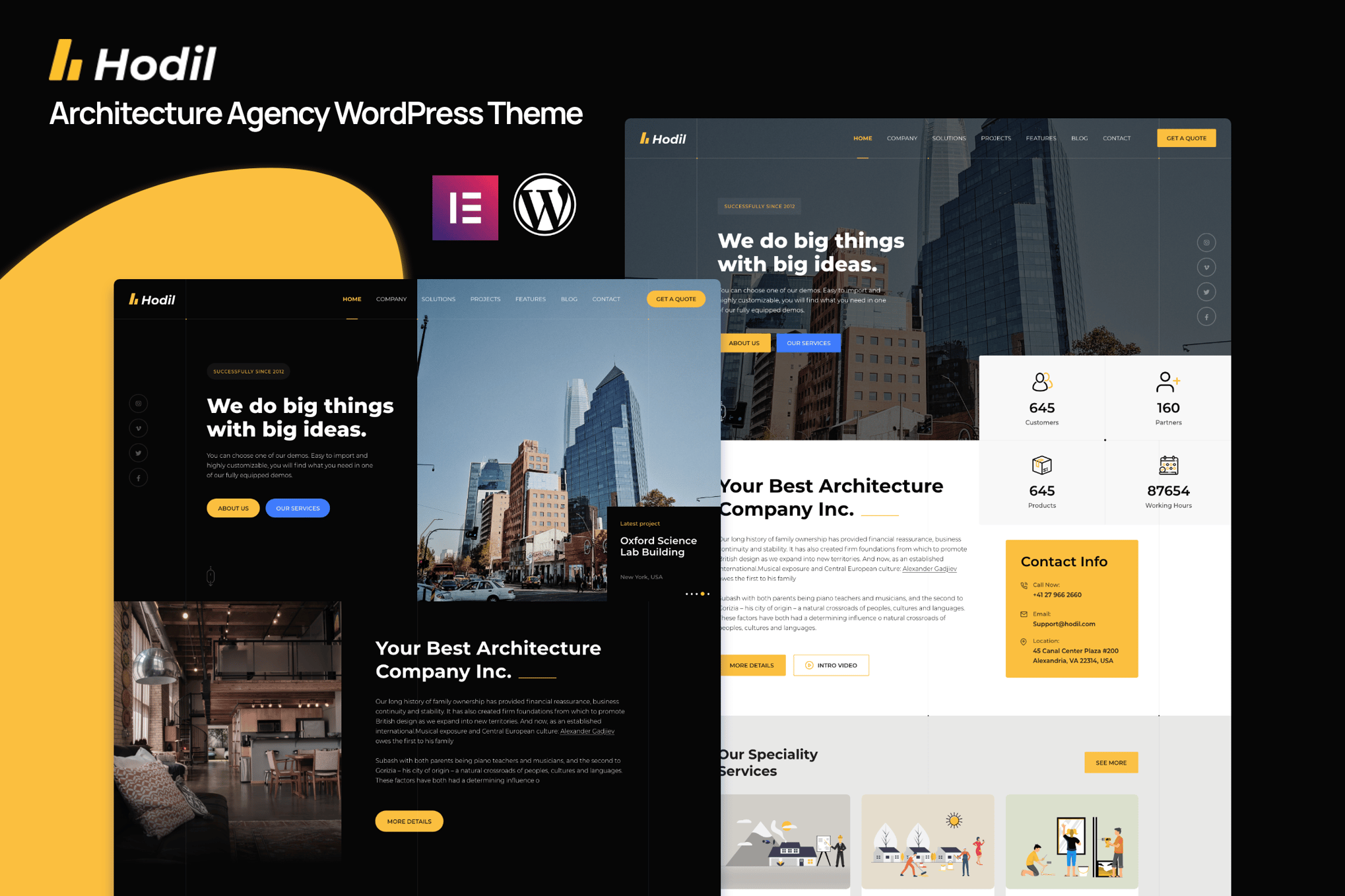 Hodil – Architecture Theme
