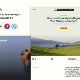 Mansha – Mental Health & Psychology Elementor Template Kit