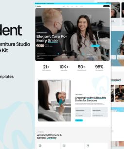 Oradent – Cosmetic Dental Clinic Elementor Template Kit