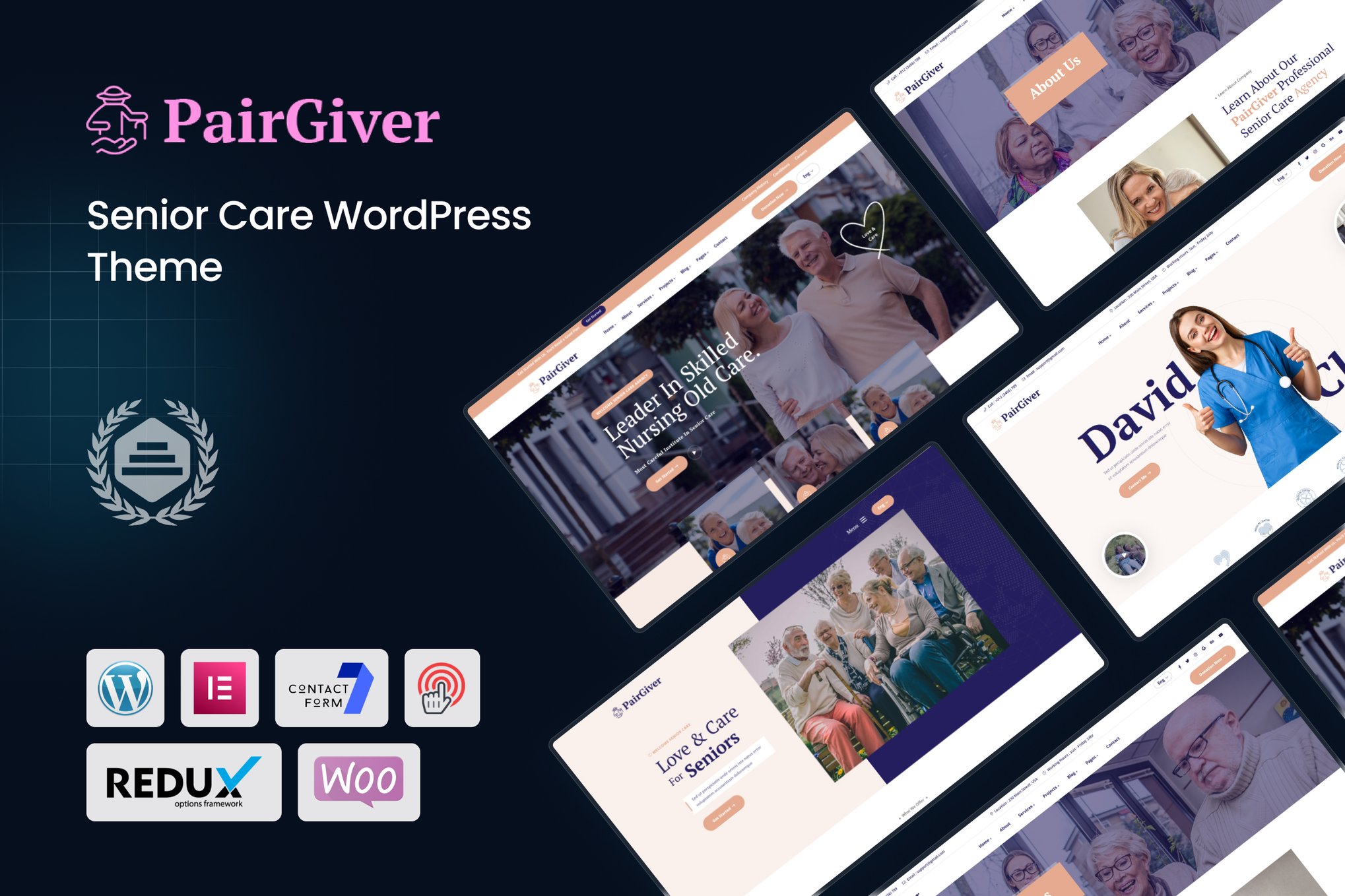 PairGiver – Senior Care WordPress Theme