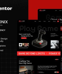 Playonix – Modern Game Agency Elementor Template Kit