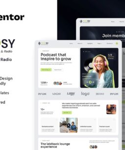 Podsy – Modern Podcast & Radio Elementor Template Kit