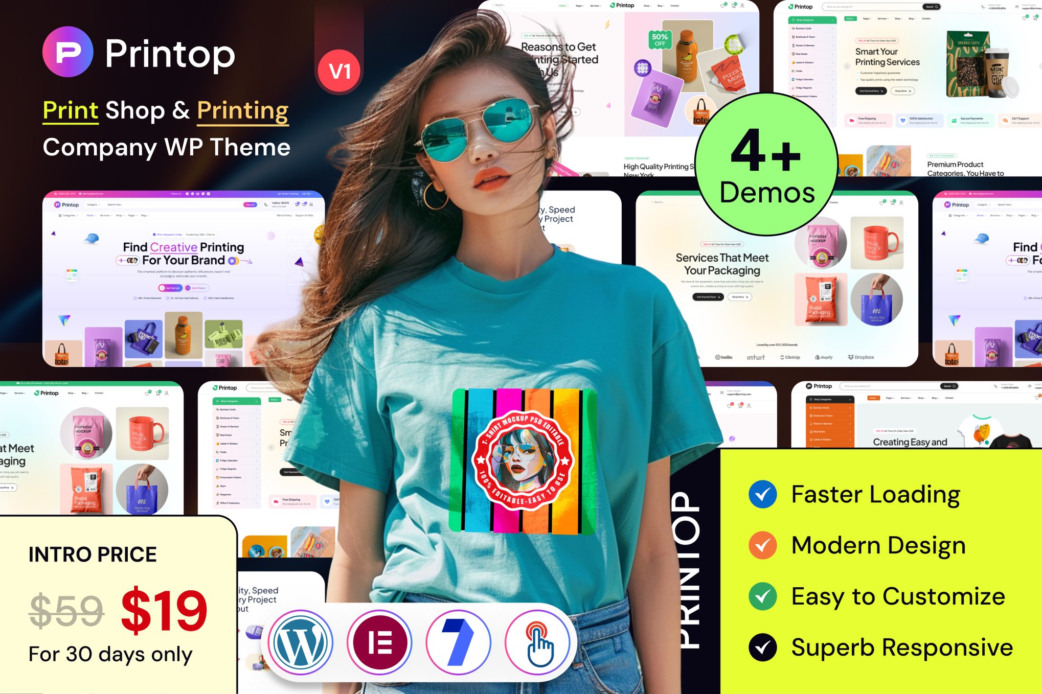 Printop – Print Shop & Printing Company WordPress