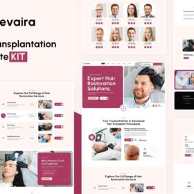 Revaira – Hair Transplantation Elementor Template Kit