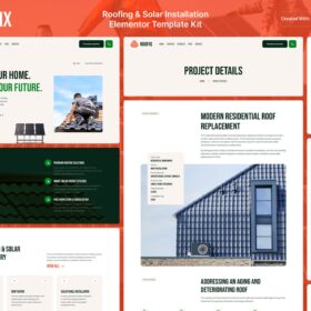 Roofix – Roofing & Solar Installation Elementor Template Kit