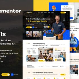 RoxFix – Handyman Services Elementor Template Kit