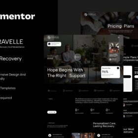 Seravelle – Addiction Recovery Elementor Template Kit