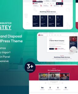 Wastey – Waste Pickup and Disposal WordPress Theme