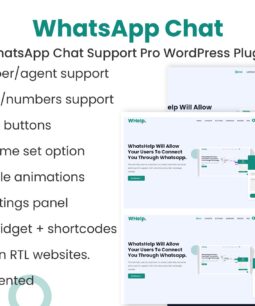 WhatsApp Chat Support Pro WordPress Plugin