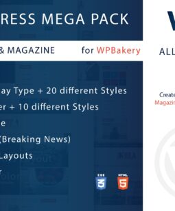 WordPress Mega Pack for WPBakery, News-Blog