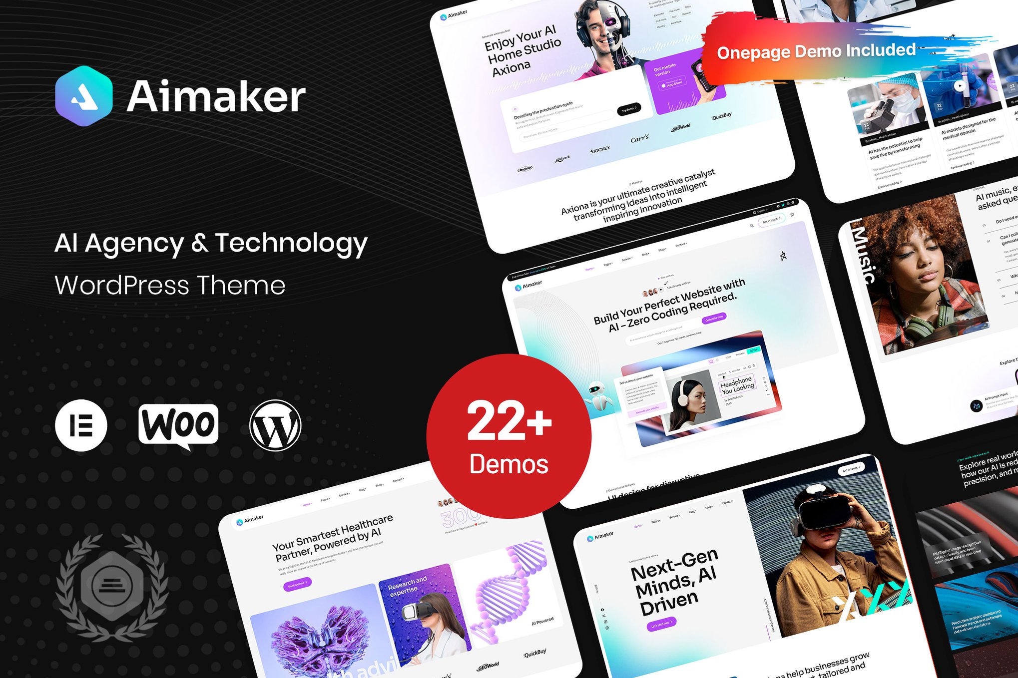Aimaker – AI Agency & Technology WordPress Theme